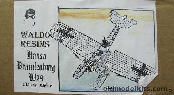 Waldo Resins 1/48 Hansa Brandenburg W-29 (W.29 W29) plastic model kit